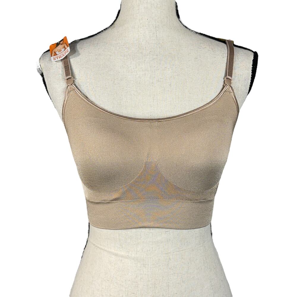 Warners Easy Does It Medium Convertible Bra Comfort Band Padded Cups Adjustable